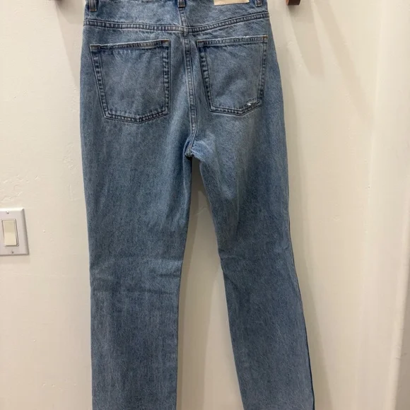 Grlfrnd Sara Super High Rise Slim Straight Jeans size 28 originally $215 on sale